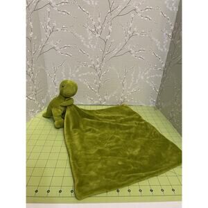 Dinosaur TRex Lovey Green Security Blanket Plush Baby Toy
